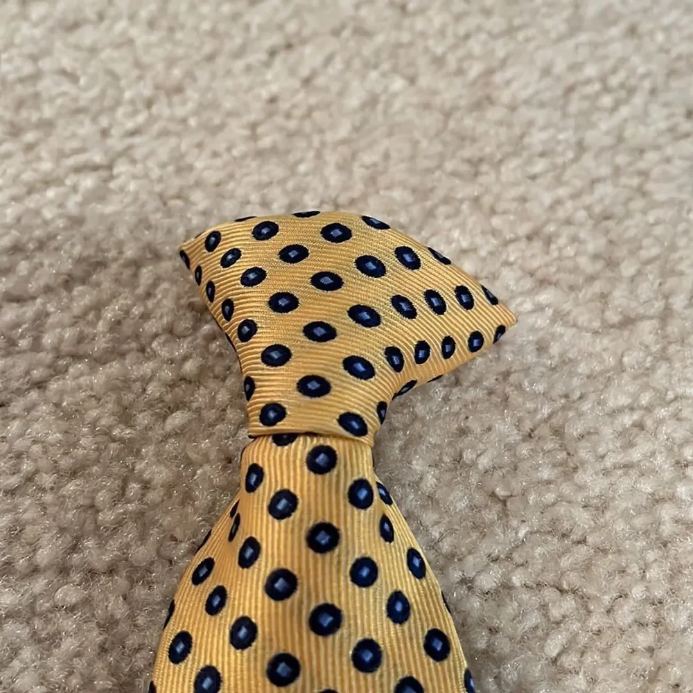 KIDS YELLOW AND BLUE TIE